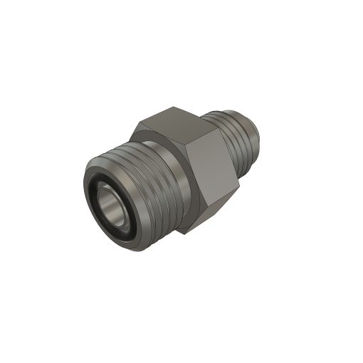 Adapter,3/8″ ORFS Male x 3/8″ JIC Male