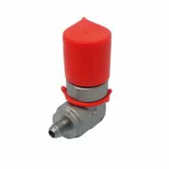 90 Degree Female Flat Face Hydraulic Quick Connect Coupler,3/8″ JIC Male Thread