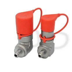 90 Degree Flat Face Hydraulic Quick Connect Coupler Set,3/8″ JIC Male Thread