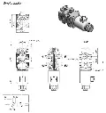 Hydraulic Diverter Valve w/ Switch,1/2″ AG ISO 5675 Couplers,24 GPM