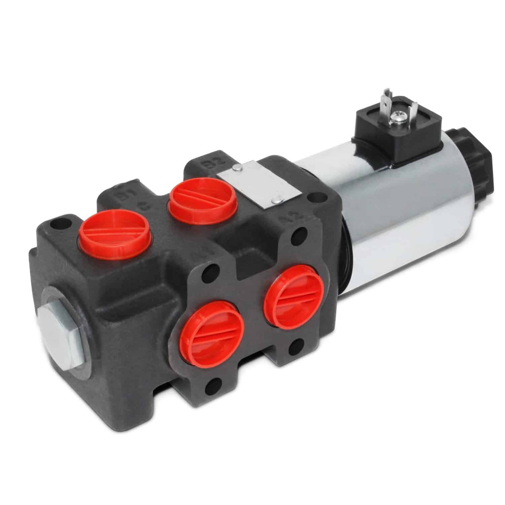 Hydraulic Diverter Valve w/ Switch,1/2″ AG ISO 5675 Couplers,24 GPM