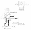 Hydraulic Diverter Valve w/ Switch,1/2″ AG ISO 5675 Couplers,13 GPM