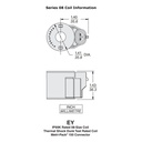 HydraForce 4303412 Solenoid Valve Coil,Metri-Pack 150 Connector,12v DC,08 Series