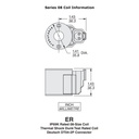 HydraForce 4303612 Solenoid Valve Coil, Deutsch Connector, 12v DC, 08 Series