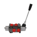 Hydraulic Manual Actuated Lever Selector/Diverter Valve,13 GPM