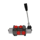 Hydraulic Manual Actuated Lever Selector/Diverter Valve,13 GPM