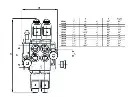 Hydraulic Monoblock Solenoid Directional Control Valve,6 Spool,13 GPM