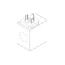 Hydraulic Monoblock Solenoid Directional Control Valve,2 Spool,21 GPM