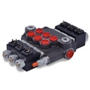 Hydraulic Monoblock Solenoid Directional Control Valve,3 Spool,21 GPM