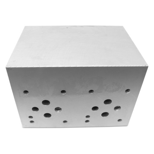 2 Valve Manifold Subplate,D03,Parallel,#8 SAE Ports