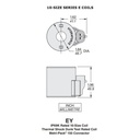 HydraForce 4303512 Solenoid Valve Coil, Metri-Pack 150 Connector, 12v DC, 10 Series