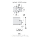 HydraForce 4305882 Solenoid Valve Coil,2 Prong DIN Connector,12v DC,10 Series