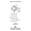 Hydraforce 6852012 Solenoid Valve Coil,Wire Leads,12v DC,12 Series