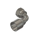 Crimp Fitting,Hose x 90 Deg ORFS Female