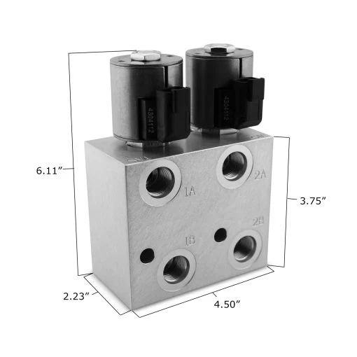 Hydraulic Multiplier Kit, SCV Splitter/Diverter Valve Including Couplers and Switch Box Control