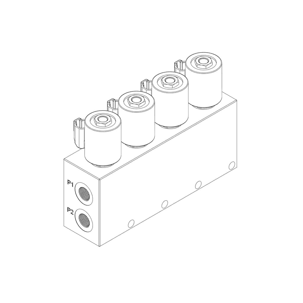 Hydraulic Multiplier Kit,4 Circuit Selector Valve and Switch Box Control