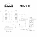 Manual Hydraulic Multiplier,Splitter / Diverter Valve