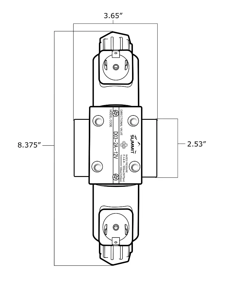 Universal Hydraulic Third Function Valve Kit w/ Joystick Handle,15 GPM