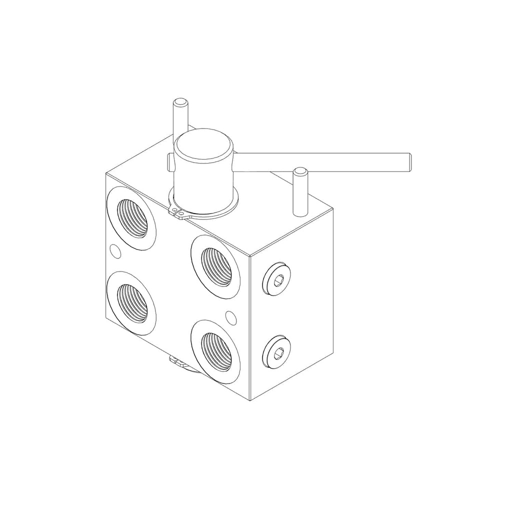 Manual Hydraulic Multiplier,SCV Splitter / Diverter Valve