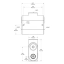 Hydraulic Proportional Flow Divider Valve,50:50,8 GPM,3/8″ NPT Ports