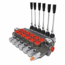 Monoblock Hydraulic Directional Control Valve,6 Spool,21 GPM