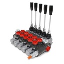 Monoblock Hydraulic Directional Control Valve,5 Spool,21 GPM