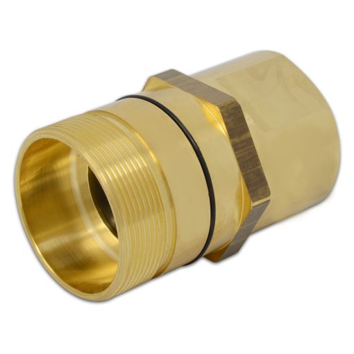 1-1/2″ NPT Wet-Line Wing Nut Hydraulic Quick Disconnect Male Coupler