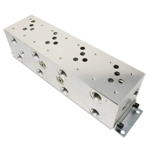 4 Valve Manifold Subplate,D05,Series,#12 SAE Ports