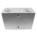 Valve Manifold Subplate,D05,Side Ports,5.0″ x 4.9375″ x 1.875″,#8 SAE Ports