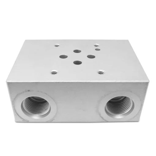 Valve Manifold Subplate,D05,Side Ports,5.000″ x 3.937″ x 1.941″,#12 SAE Ports