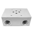 Valve Manifold Subplate,D05,Side Ports,5.000″ x 3.937″ x 1.941″,#12 SAE Ports