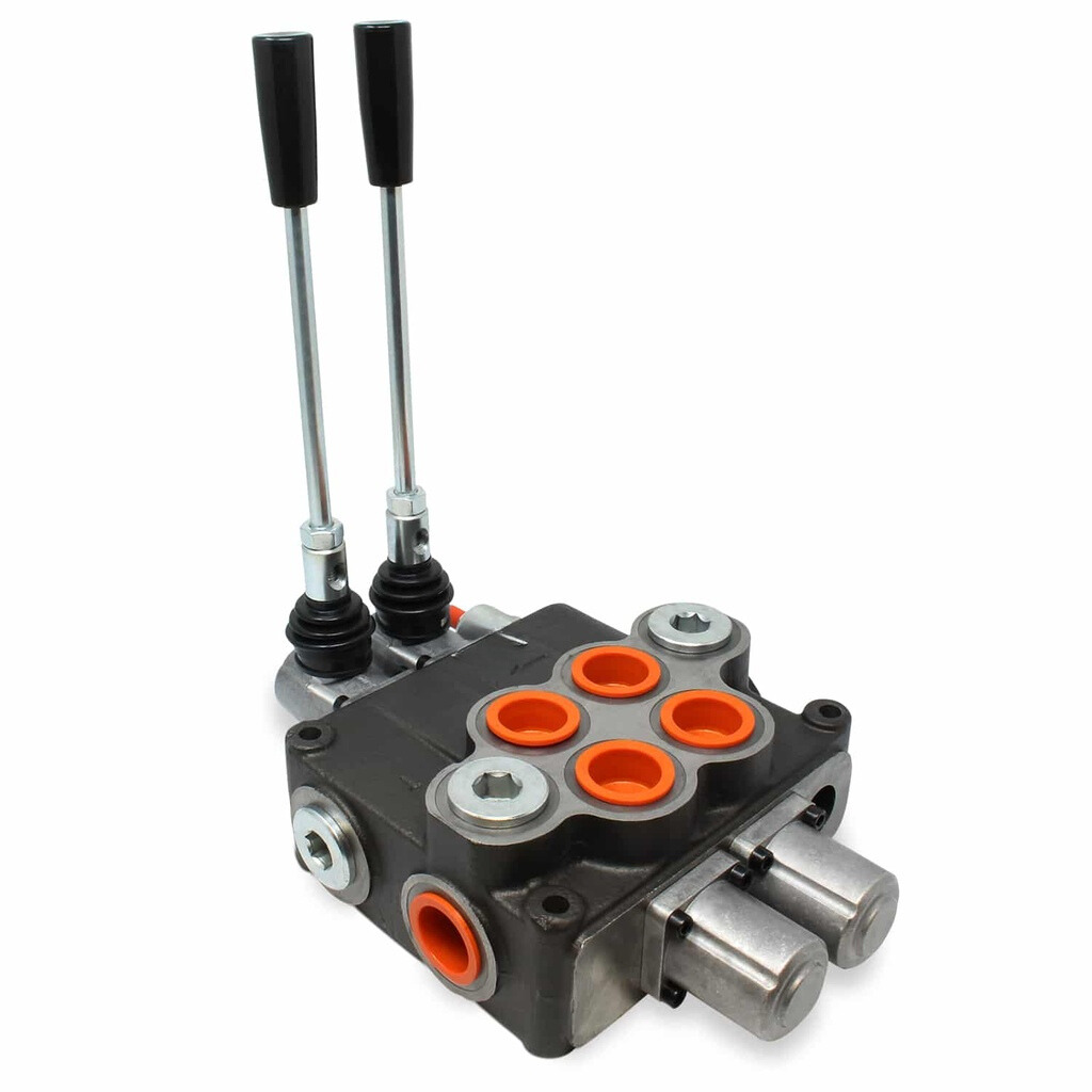 Monoblock Hydraulic Directional Control Valve,2 Spool,11 GPM