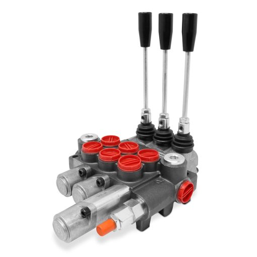 Monoblock Hydraulic Directional Control Valve,3 Spool,11 GPM