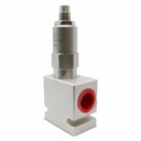 Adjustable Pressure Relief Valve; Direct-Acting; 20 GPM; 3000 PSI; #8 SAE Ports