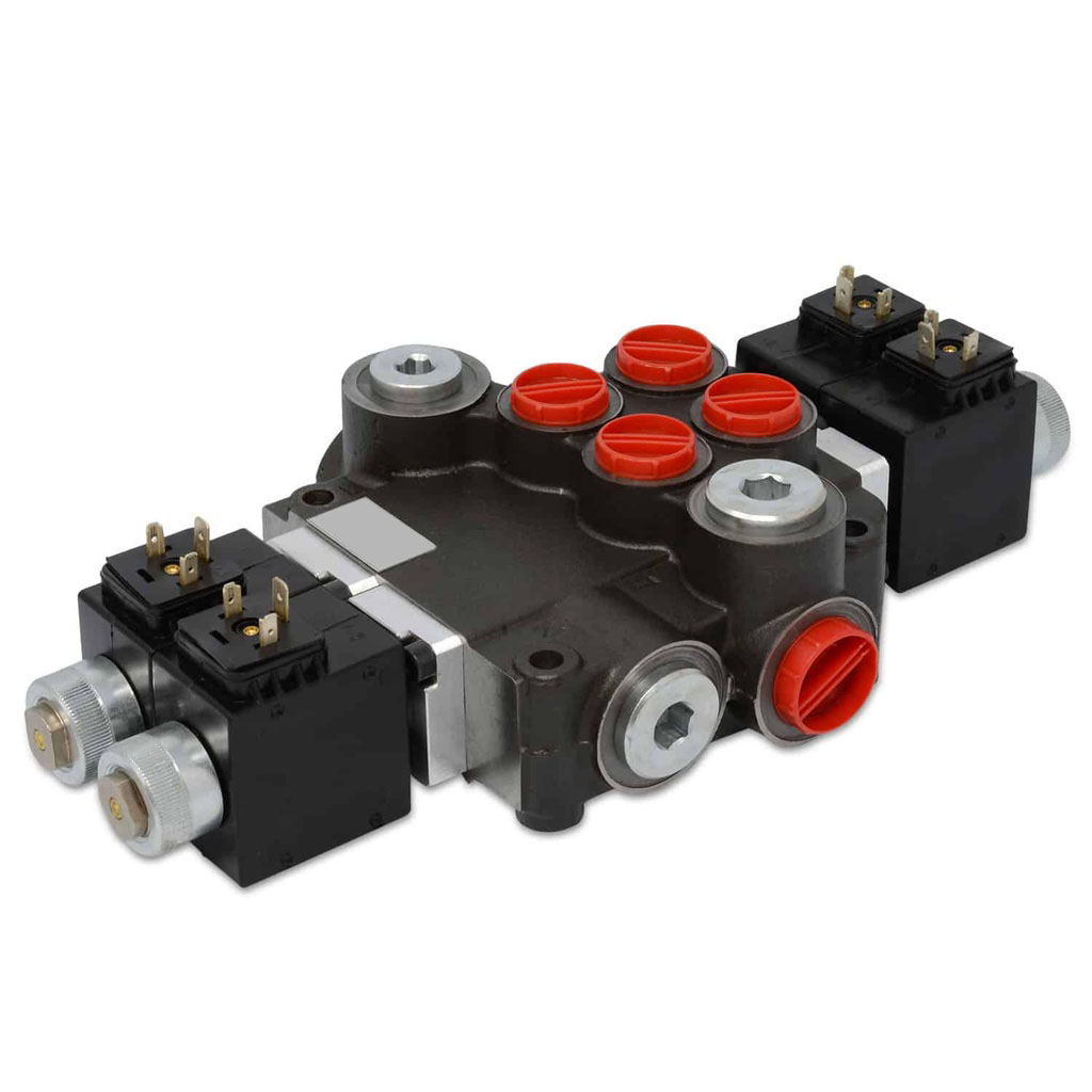 Monoblock Hydraulic Directional Control Valve,2 Spool,21 GPM