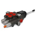 Hydraulic Directional Control Valve for Tractor Loader w/ Joystick,2 Spool,21 GPM