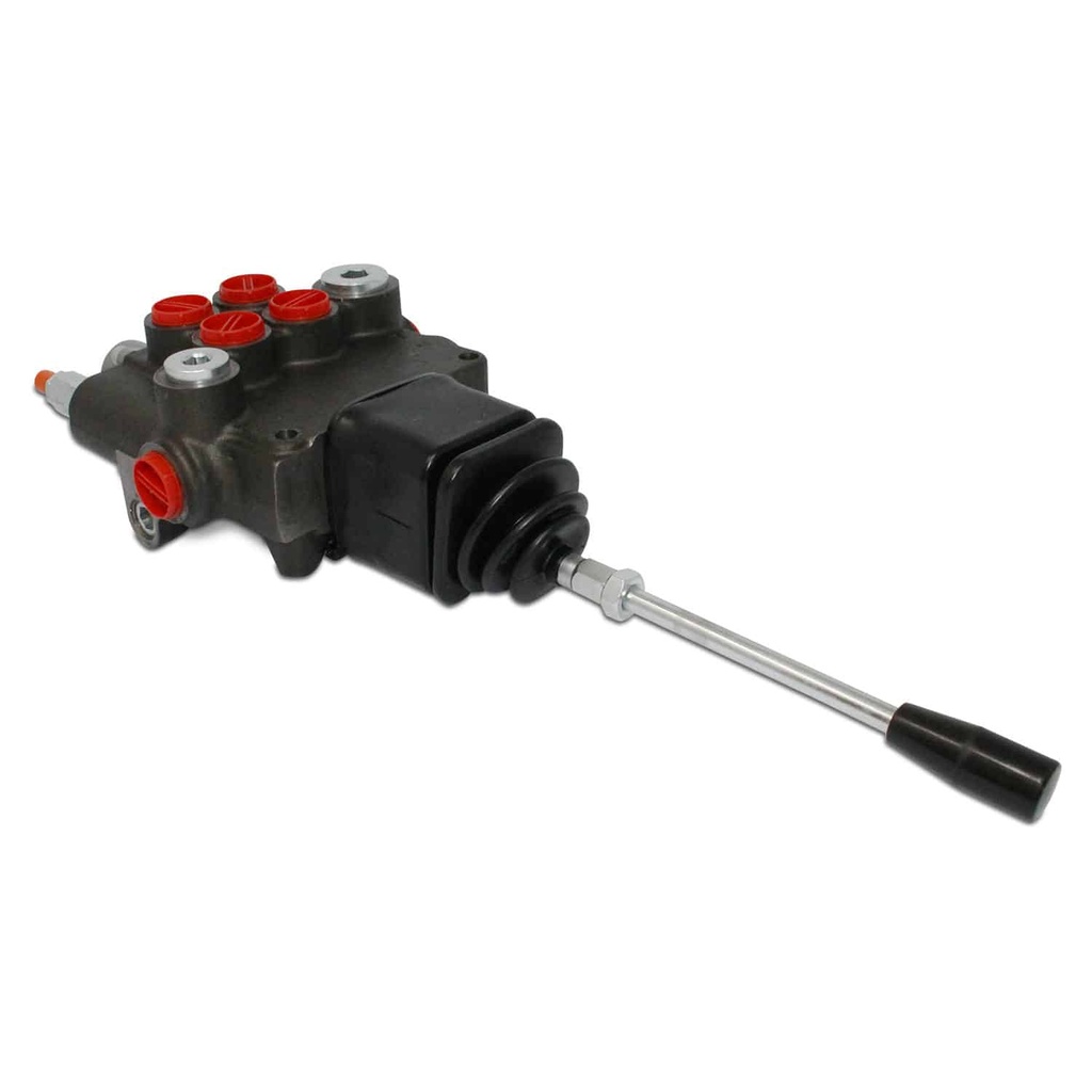 Hydraulic Directional Control Valve for Tractor Loader w/ Joystick,2 Spool,21 GPM