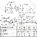 Electric Hydraulic Double Acting Directional Control Valve,1 Spool,25 GPM