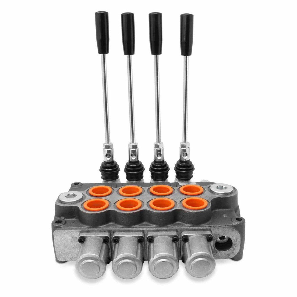 Monoblock Hydraulic Directional Control Valve,4 Spool,31 GPM