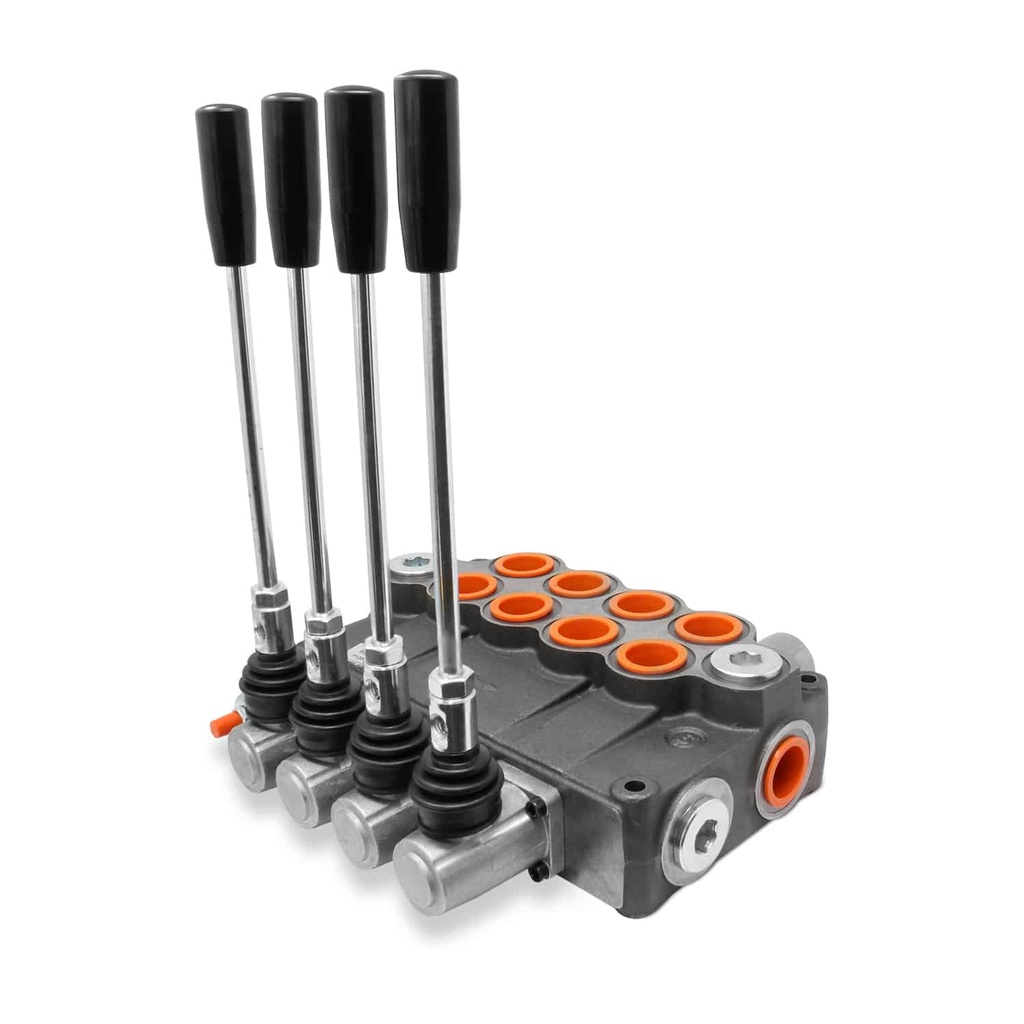 Monoblock Hydraulic Directional Control Valve,4 Spool,31 GPM