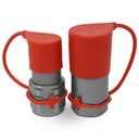 Flat Face Hydraulic Quick Connect Coupler Set,3/4″ NPT Thread