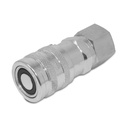 Flat Face Connect Under Pressure Hydraulic Quick Connect Coupler Set,3/4″ NPT Thread