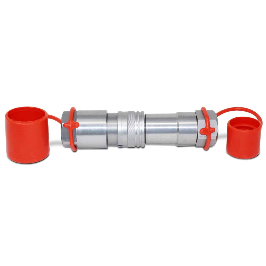 Flat Face Connect Under Pressure Hydraulic Quick Connect Coupler Set,1/2″ NPT Thread