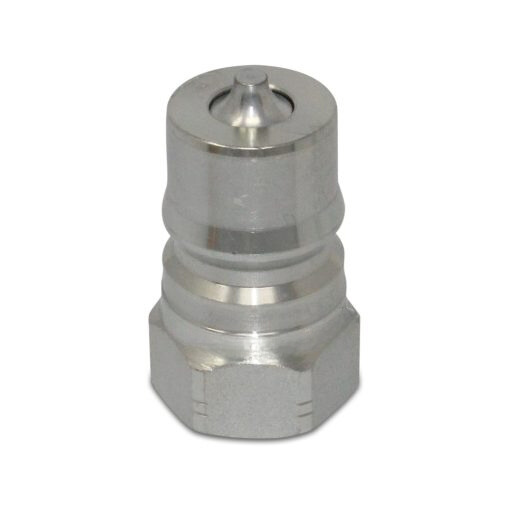 1″ NPT ISO 7241-B Stainless Steel Quick Disconnect Hydraulic Coupler Set