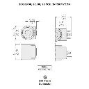 HydraForce 6306024 Solenoid Valve Coil,3 Prong DIN Connector,24v DC,08 Series