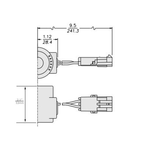 HydraForce 6359739 Solenoid Valve Coil, Weather pack Connector, 24v DC, Zener Diode