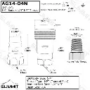 1/4″ Ag Hydraulic Quick Connect Coupler Set, 1/4″ NPT Thread