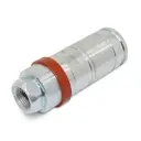 AG Style Hydraulic Female Quick Coupler Push Pull Connect Under Pressure; 1/2″ NPT