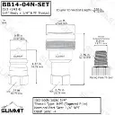 1/4″ NPT ISO 7241-B Brass With Stainless Steel Valve Quick Disconnect Hydraulic Coupler Set