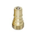 1/4″ NPT ISO 7241-B Brass With Stainless Steel Valve Quick Disconnect Hydraulic Coupler Set